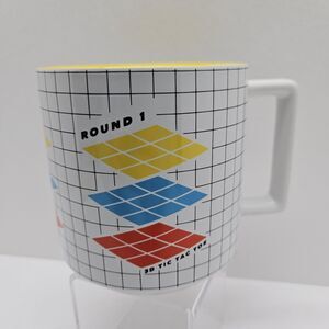 Yes Studios 3D Tic Tac Toe Coffee Mug 23 Oz Oversized Mug